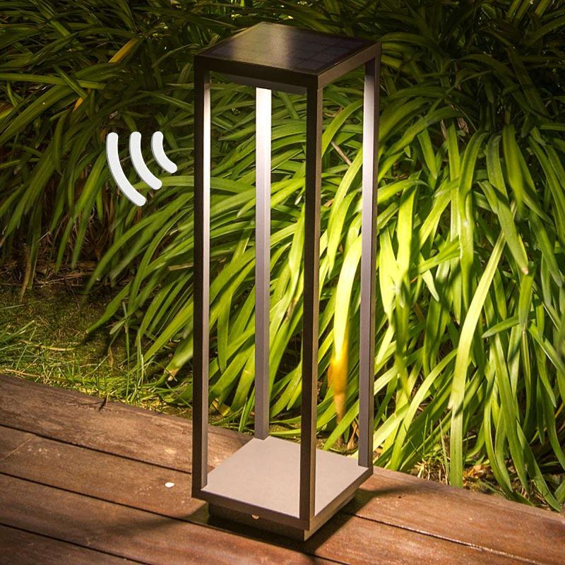 FARO BARCELONA LUMINAIRE POUR SOCLE LED SOLAIRE SAURA AVEC DÉTECTEUR DE MOUVEMENT