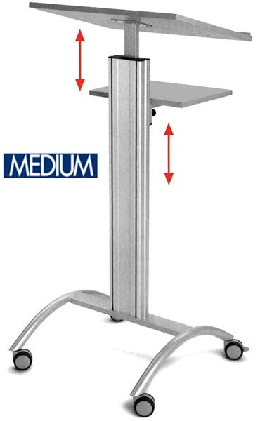 Pupitre de conference reglable 2 plateaux medium_0