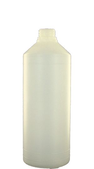 S15990000a01n0005050 - Bouteilles en plastique - Plastif Lac Lejeune - Flacon cylindrique 1000 ml naturel - PEHD SABIC B.5421_0