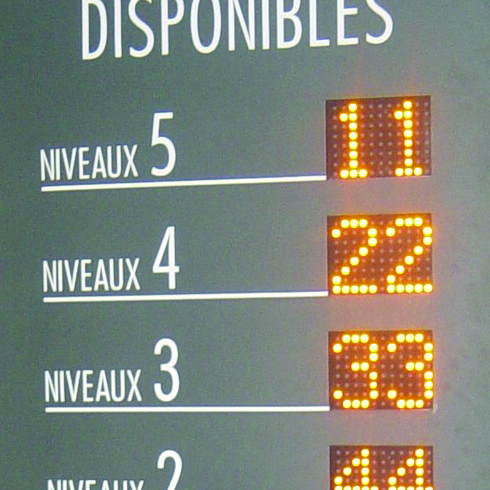 Signalisation parking - CESATEC - guidage, jalonnement et information avec afficheurs dynamiques ou statiques_0