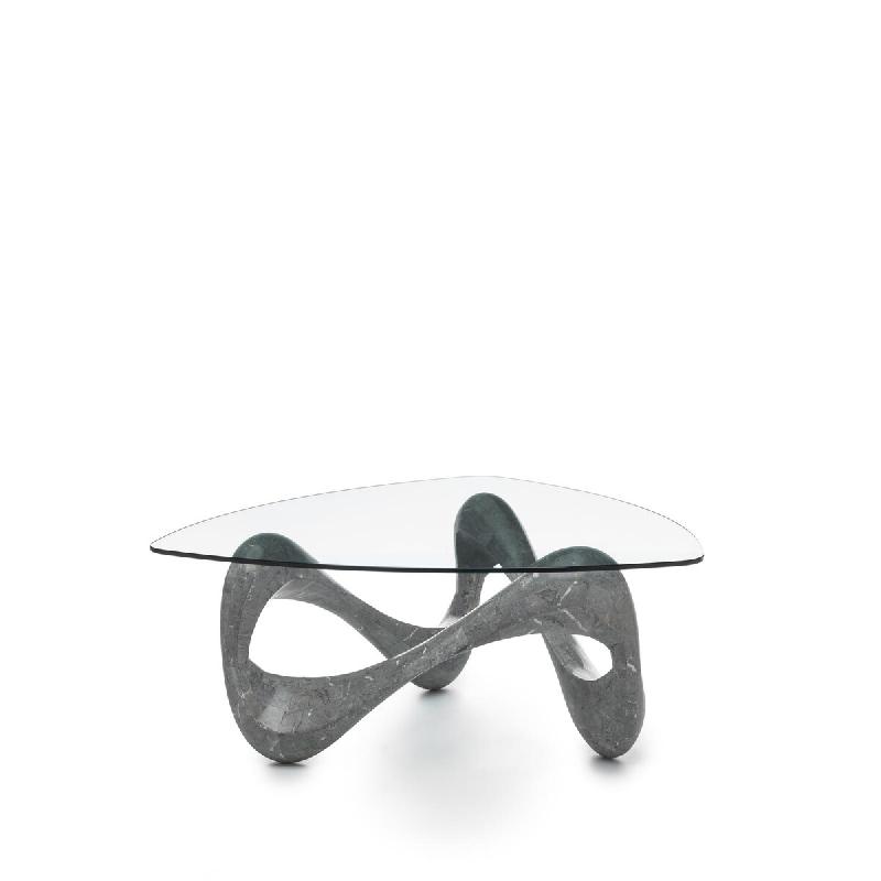 Stones Tetris Table Basse  (100X100 Transparent) En Verre Trempé Gris - gris 8033959241202_0