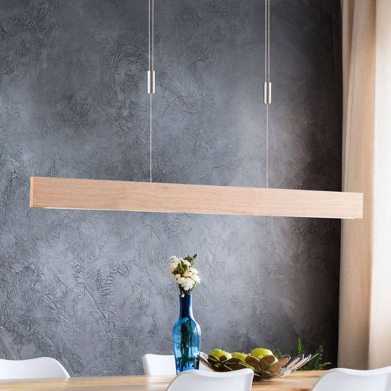 ROTHFELS SUSPENSION LED LISE, CHÊNE NATUREL, 118 CM