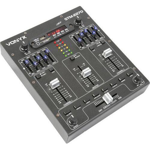 TABLE DE MIXAGE 4 CANAUX EFFETS SOUND SD/USB/MP3/BT - STM2270