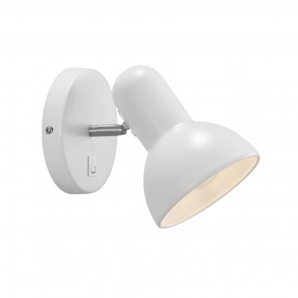 TEXAS APPLIQUE MURALE MÉTAL BLANC E27 - NORDLUX 47141001