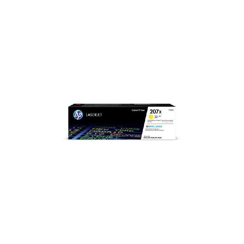 TONER AUTHENTIQUE GRANDE CAPACITE HP 207X - W2212X - JAUNE
