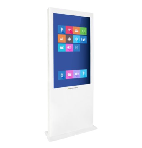 Totem numérique indoor Yumi - personnalisable, simple ou double face, écran tactile ou non tactile_0