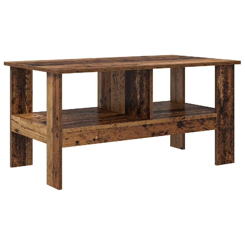 VidaXL Table basse Bois ancien 90 x 50 x 45 cm Bois d'ingénierie Modèle Atlas Office Confort - 8000258_0