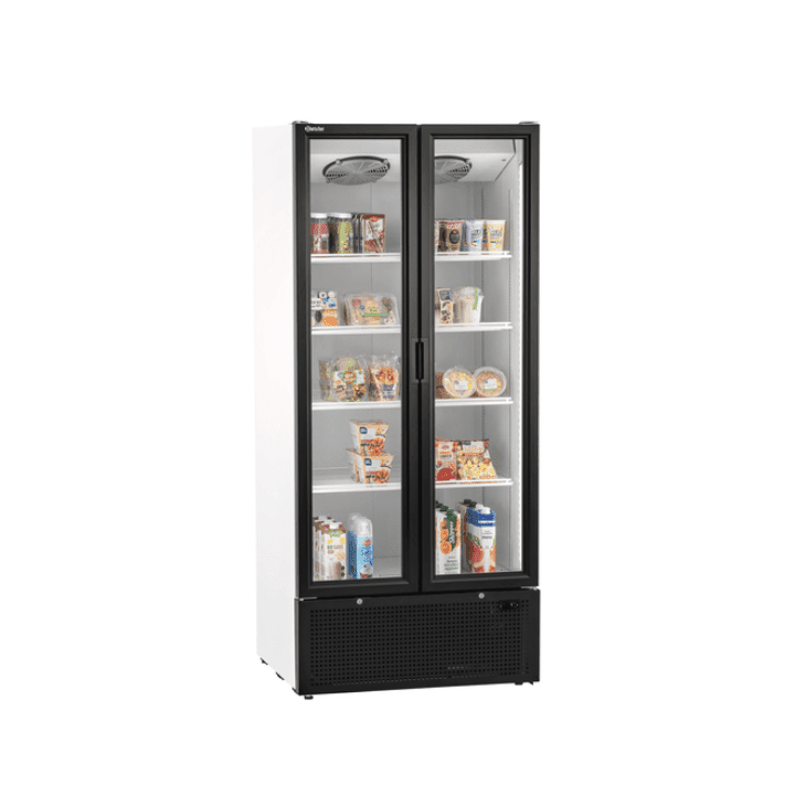 Vitrine ventilée positive 804 Litres, 2 portes vitrées battantes, 500 W, 220 V - MONO_0