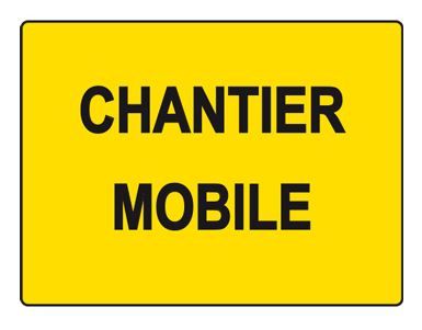 29995 - Panneau de chantier KC1 - virages - dimensions 600 x 800 mm - rétroréfléchissant classe T1 ou T2_0