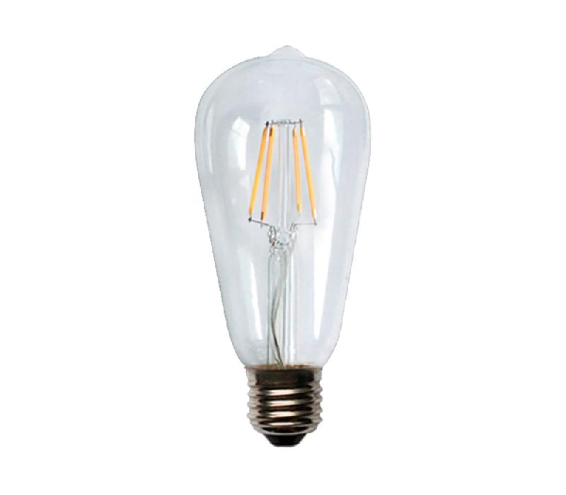 Ampoule à filament LED ST64 4 W - 4 000 K - Culot E27 - 460 lumens - 360° - Durée de vie 30 000 heures_0
