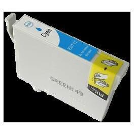 Cartouche jet d'encre compatible Epson Stylus D78/D92/D120 (T0712) - Puce Cyan 14ml - Réf. 00693C_0