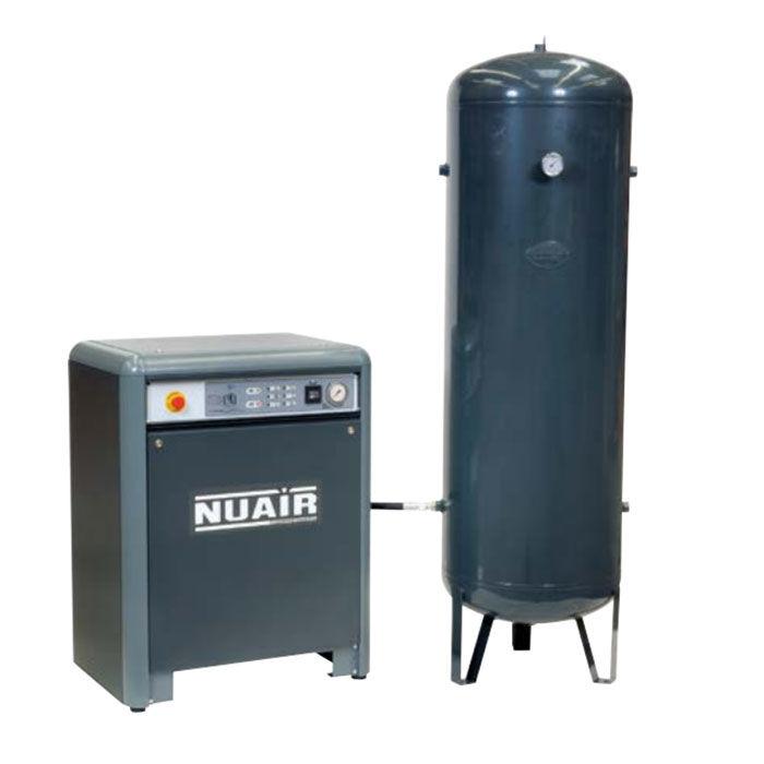 Compresseur à piston NUAIR Silent K50 T10 SD 13B - 10 CV - 500L - 52 m3/h - 13 bar - 400V_0