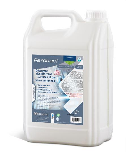 Détergent désinfectant Perobact blanchissant - peroxyde d'hydrogène non parfumé 5L - A007_0