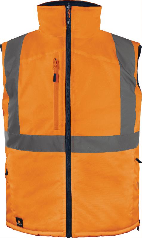 Gilet sans manche réversible hv orange/bleu marine t3xl - DELTA PLUS - fidj3hvor3x - 845403_0