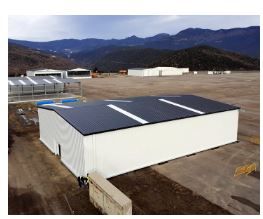Hangar de stockage en acier modulaire pour l'aviation, les aéroports et les navires - ECORAPID CUALIMETAL_0