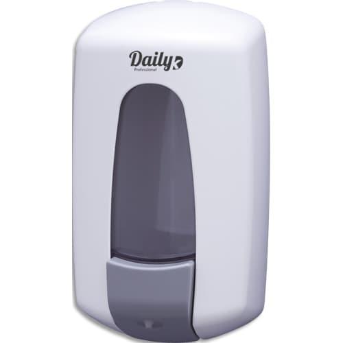 Distributeur de savon en ABS blanc - 900 ml - avec témoin de niveau et valve anticorrosion_0