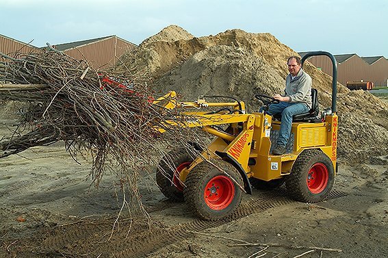 Fourche à fumier KM 250 Knikmops Rollmops - avec grappin pour travaux agricoles et jardinage_0