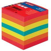 LOT DE 4 - BLOC-NOTES CUBE, 90 X 90 MM, 80 G/M2, COLORÉ