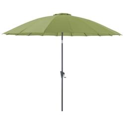 Parasol terrasse en fibre de verre Pagode 300 cm Olive Proloisirs - vert 3700103079817_0