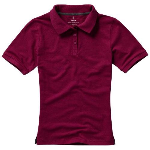 Polo manches courtes pour femme Calgary - 100% coton - 200 g/m² - Col et poignets en côtes tricot plat_0