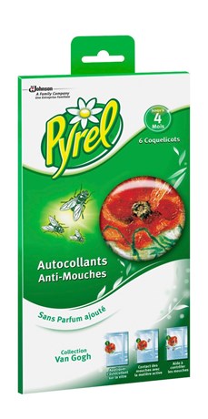 PYREL STICKER ANTI-MOUCHES (VENDU PAR 6)