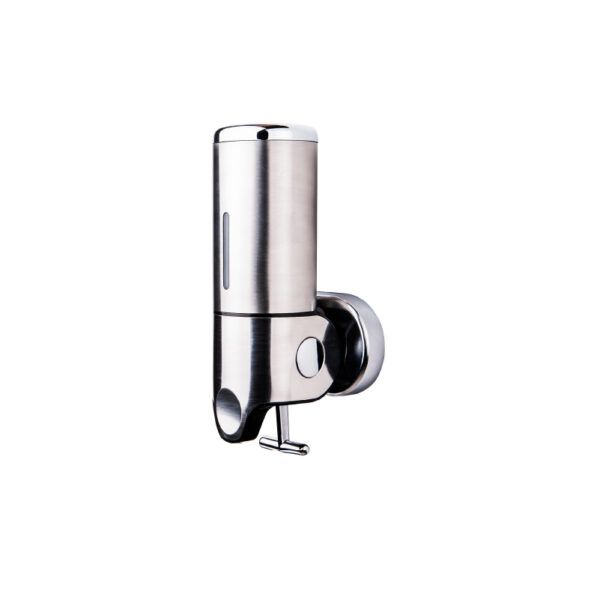 Distributeur de savon Série Dual - Simex - Acier inoxydable - 0,5 litre - Modèle mural_0