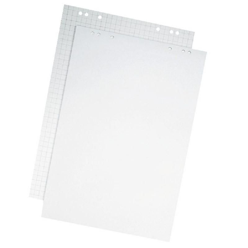 STAPLES BLOC PAPIER POUR CHEVALET - FORMAT 65 X 100 CM (60 G/M2) - 48 PAGES PERFORÉES À PETITS CARREAUX (PRIX À L'UNITÉ)