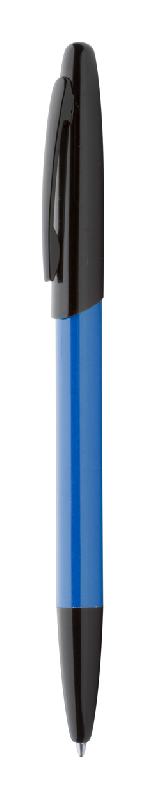 Stylo bille en aluminium - attributs noirs - encre bleue - 15g_0