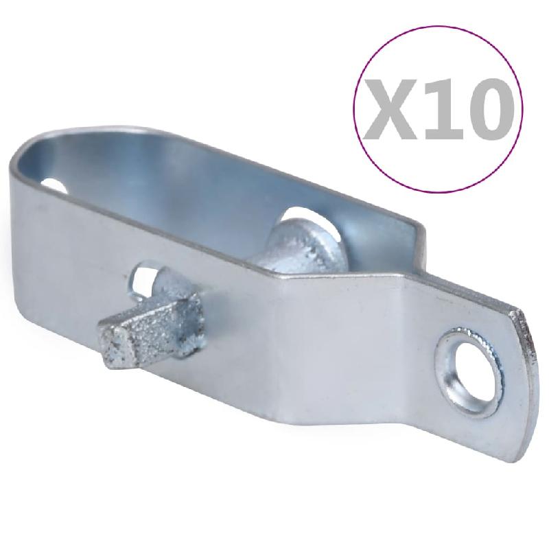 Lot De 10 Tendeurs De Fil Galvanisés 100 Mm - Pour Clôture, Serre, Jardin, Réglables, Installation Sans Soudure - 7