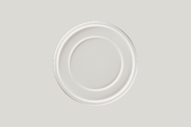 ASSIETTE PLATE ROND BLANC PORCELAINE Ø 24 CM RAKSTONE EASE