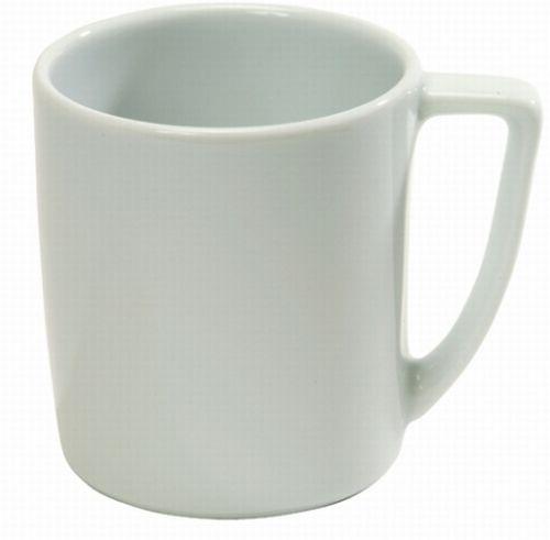 12 tasses à thé Riva Rossa - porcelaine blanche 25cl - lot de 12_0