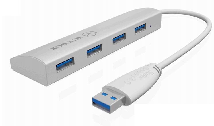 ICY BOX IB-AC6401 USB HUB UNTERSTUETZT USB 3.0 MIT 4 PORTS_0