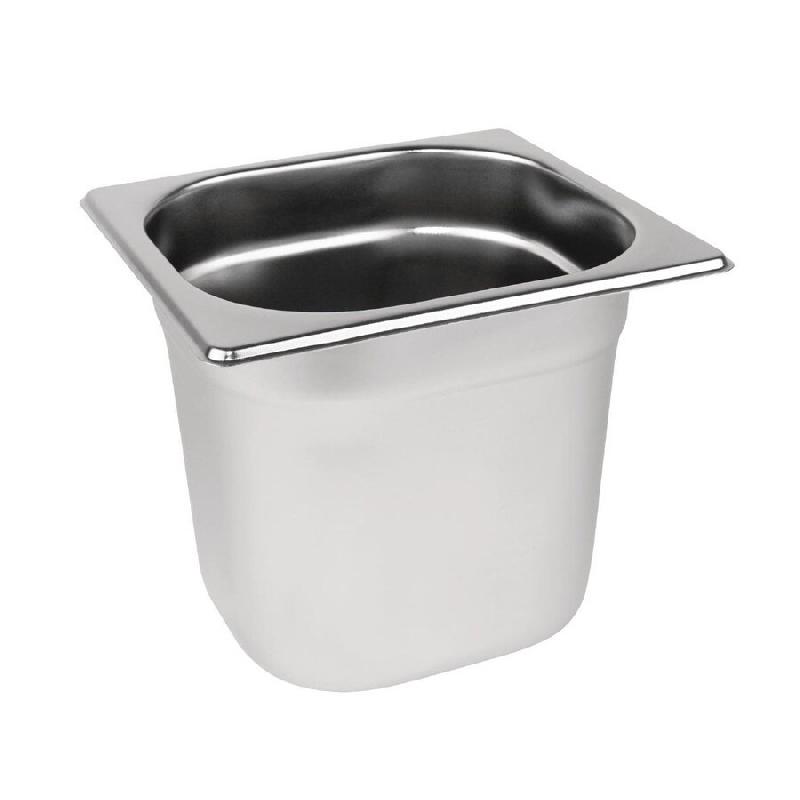 Bac Gastro GN 1/6 (profondeur 150 mm) / GOLDINOX - gris inox 3701770821266_0