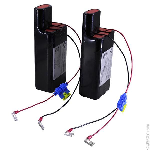 BATTERIE NIMH (X2) 20X SC 10S2P ST5 F300 12V 6AH F6.35_0