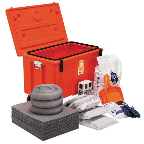 BENNE D'ABSORBANTS UNIVERSEL 110L - IKASORB