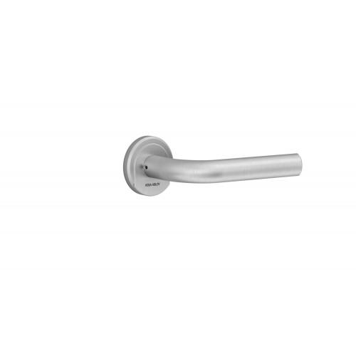 POIGNÉES SUR ROSACES RONDES 471 - INOX BROSSÉ 304 - VERCY AH 200 VACHETTE