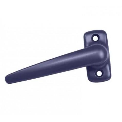 BÉQUILLE SIMPLE À SAILLIE RÉDUITE SUR ROSACE HORUS - ANTHRACITE SATINÉ FAPIM