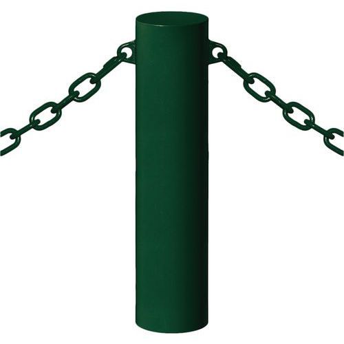 BORNE BARCELONE Ø 16 CM 2 ANNEAUX - ZINC VERT 6005 - PROCITY