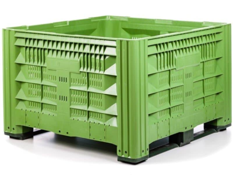 Caisse - palette plastique  Disponible en version 4 pieds, 2 semelles et 3 semelles -  120FQA_0