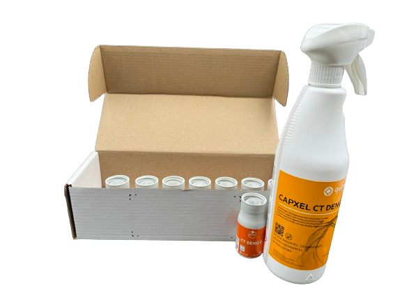 Capxel kit demarrage ct deng c 50ml ultra-concentre degraissant boite de 8+flacon pulverisateur_0