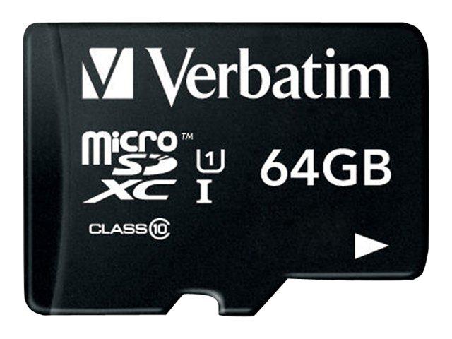 VERBATIM PREMIUM 64 GO MICROSDXC CLASSE 10