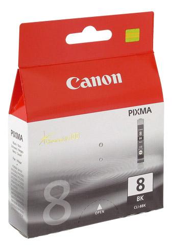 CARTOUCHE CANON CLI-8BK NOIR POUR IMPRIMANTE JET D'ENCRE - CARTOUCHE AUTHENTIQUE