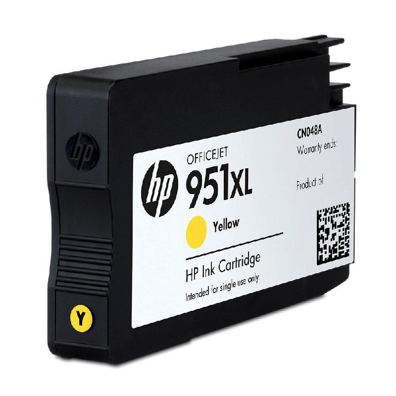 CARTOUCHE HP 951 XL JAUNE POUR IMPRIMANTES JET D'ENCRE