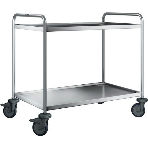 CHARIOT DE SERVICE SW 10 X 6-2 BASIC AVEC ROUES PLASTIQUE