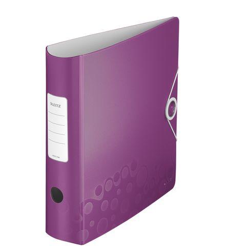 CLASSEUR À LEVIER PLASTIQUE LEITZ ACTIVE 180° WOW - DOS 7,5 CM VIOLET