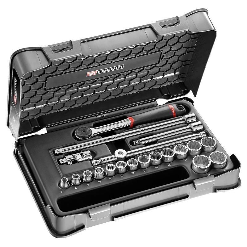 COFFRET DE DOUILLE 3/8 12 PANS - FACOM - J.161-3P12