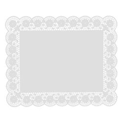 Dentelles papier blanc ingraissable opalina rectangles 21 x 27 cm (100 unités) - blanc papier 20102_0