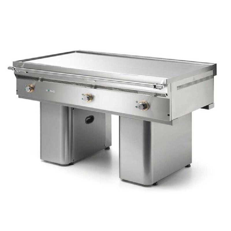 Fry-top Teppanyaki électrique 120 cm acier rectifié 12 kW - Mainho FLE-120/7TY_0