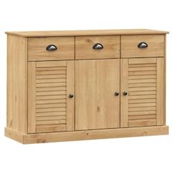 Helloshop26 - Buffet bahut commode armoire meuble de rangement organisateur cuisine salle de séjour salon avec tiroirs 113 x 40 x 75 02_0030133 - 300_0