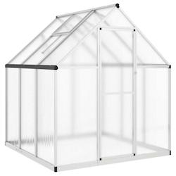 Helloshop26 - Serre tente abri plante fleur légumes avec cadre de base argent 169 x 169 x 195 cm aluminium Argent 02_0044516 - 3000220187212_0